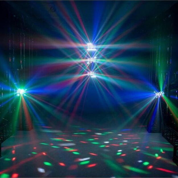 4x3W RGBW LED Derby Efektas